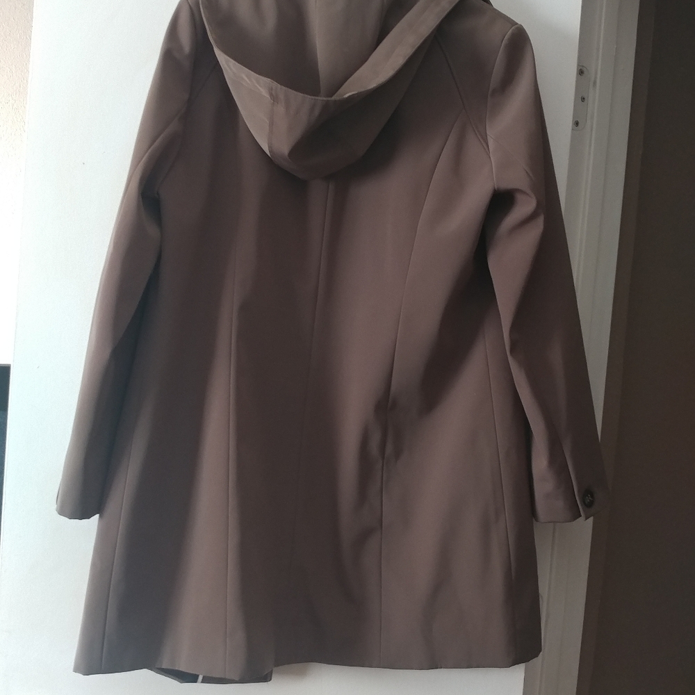 Calvin klein womens brown softshell coat med - Picture 2 of 4